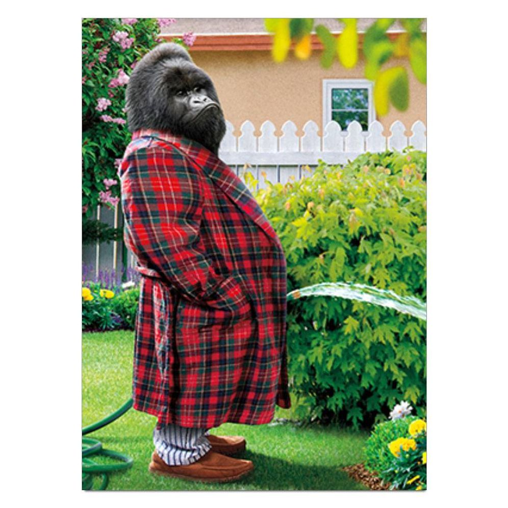 Gorilla Garden Hose Father's Day Card