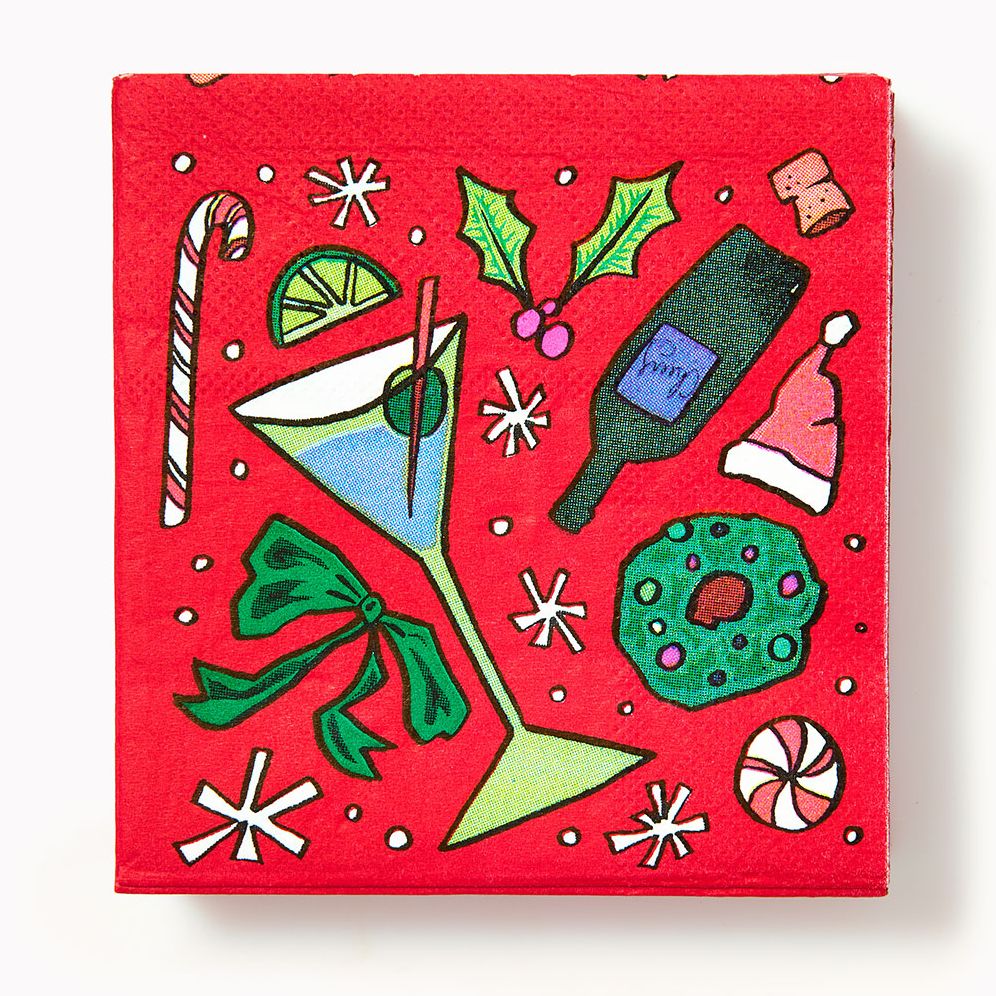 Festive Beverage Cocktail Napkins