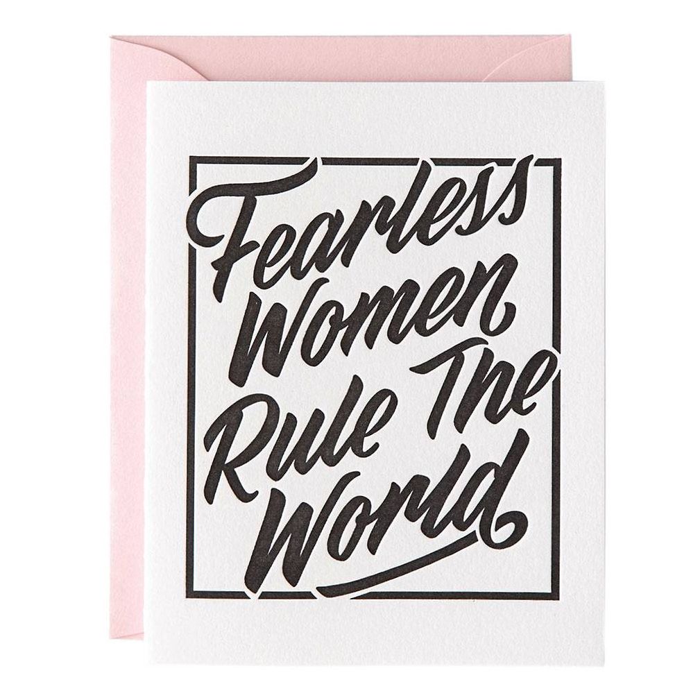 Fearless Women Rule The World Card