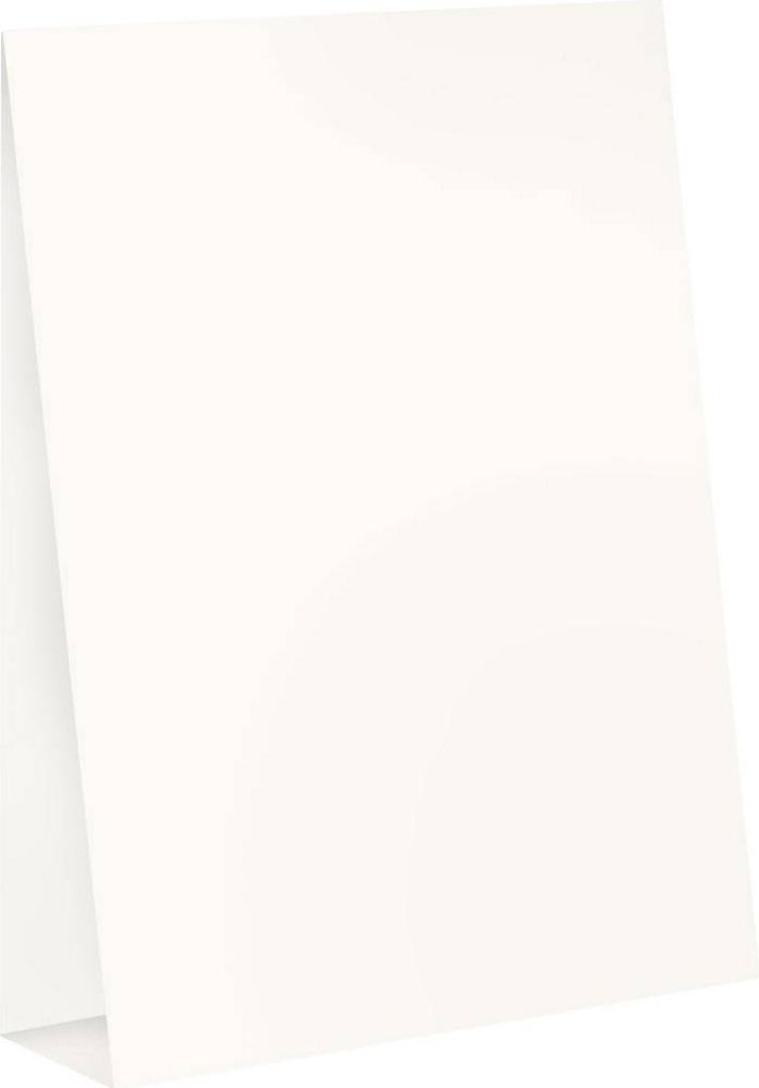 Luxe White Table Tent