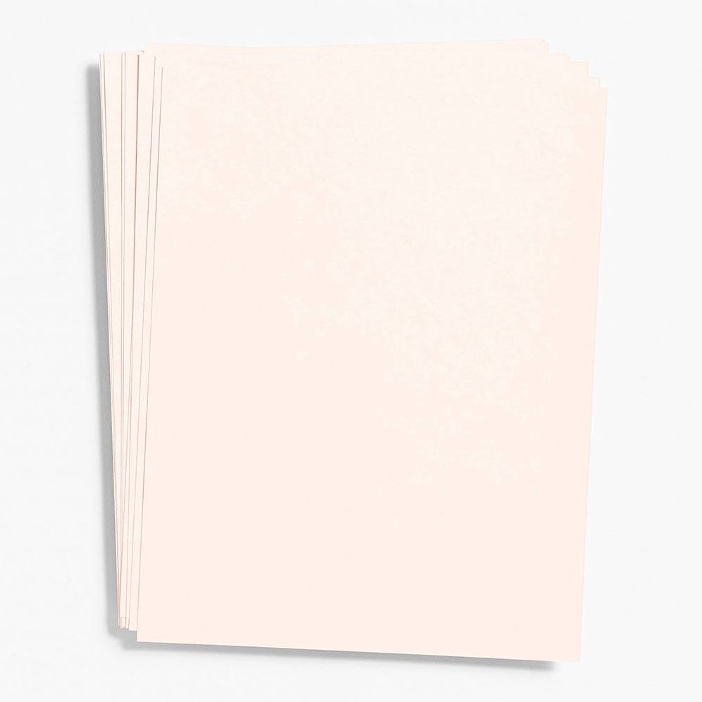 Luxe Blush Card Stock 8.5" x 11" Bulk Pack