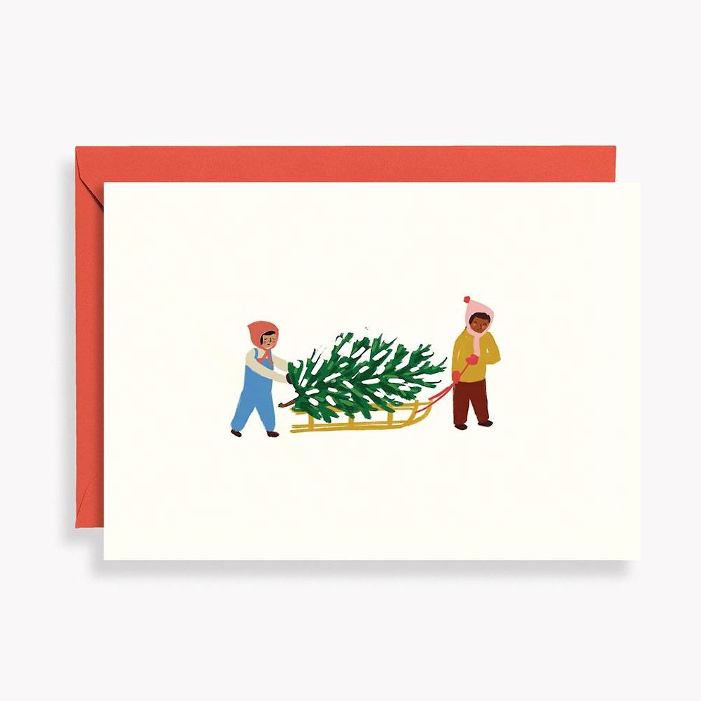 Christmas Tree Farm Friends Stationery Set