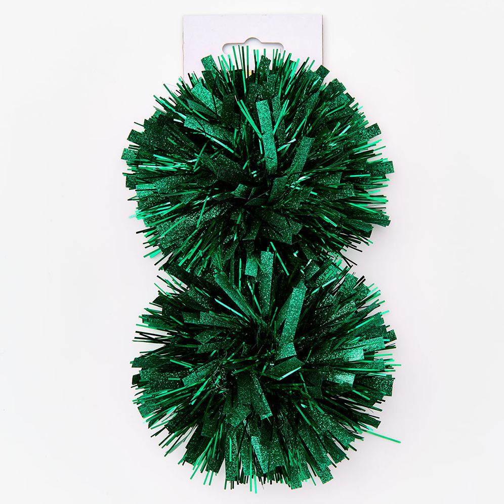 4.5" Green Fountain Bow S/2