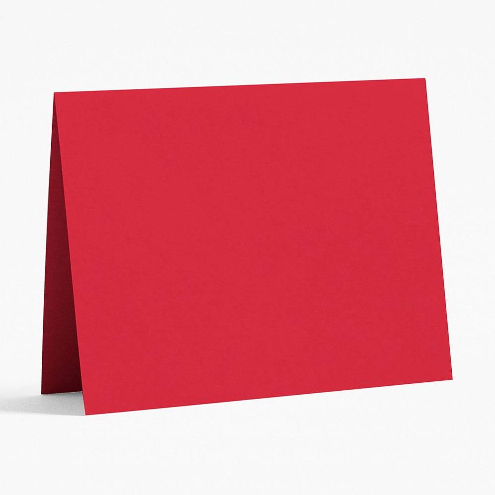 Red A2 Folded Cards
