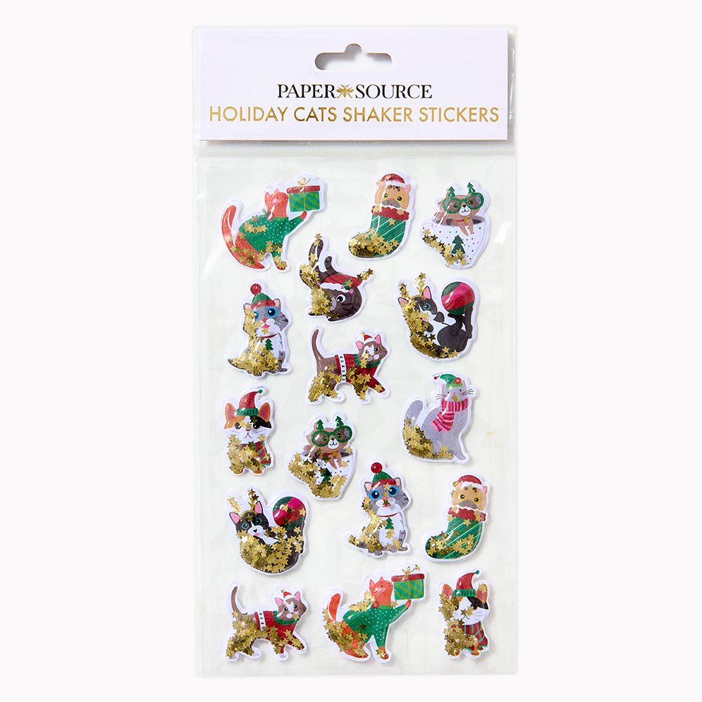 Holiday Cats Shaker Sticker Sheet