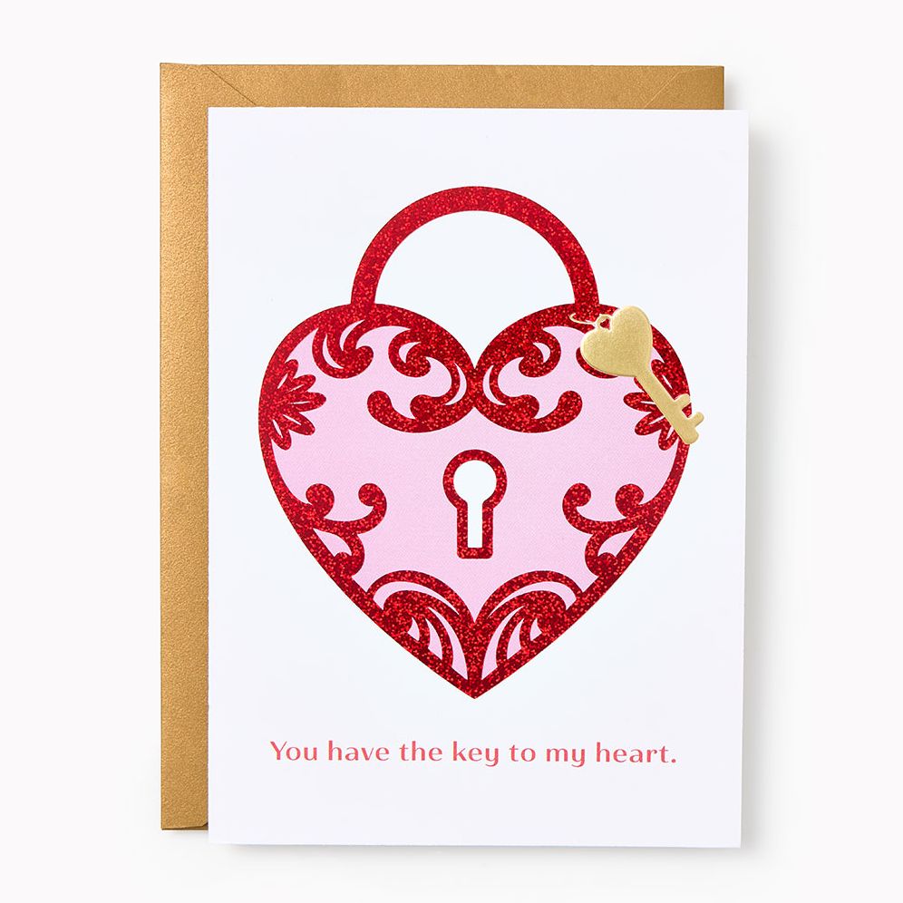 Key to My Heart Valentine's Day Card