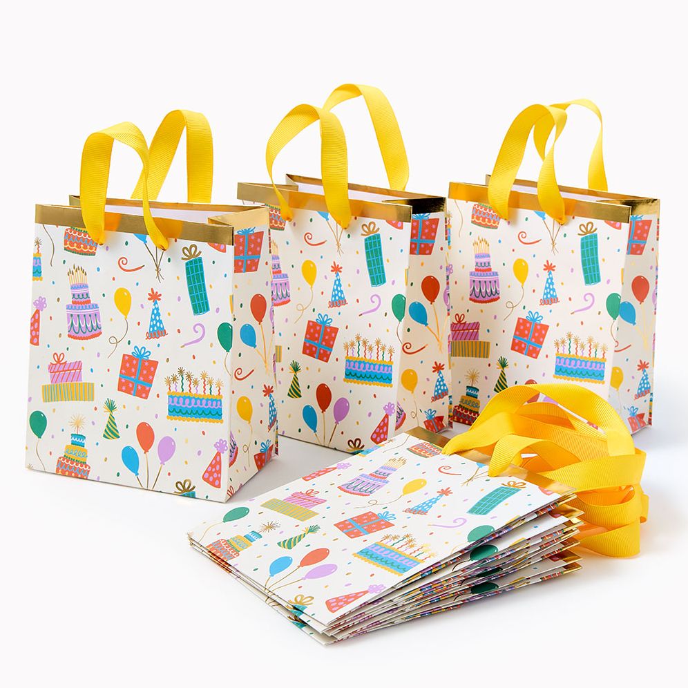 Birthday Icons Treat Bags Set of 8