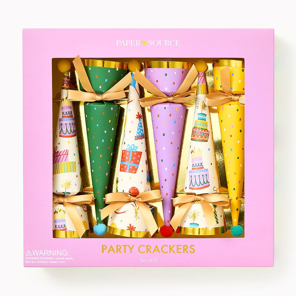 Birthday Icons Party Crackers Set of 6
