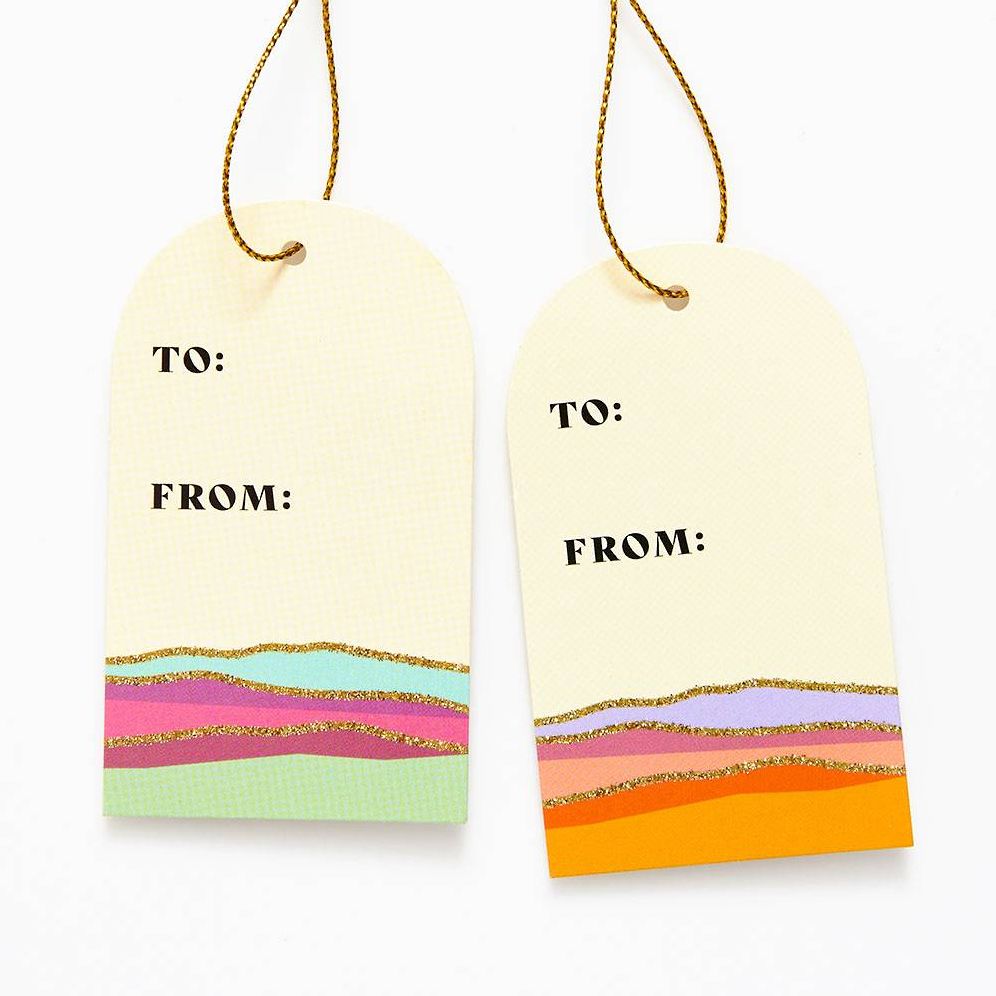 Glitter Layers Gift Tags