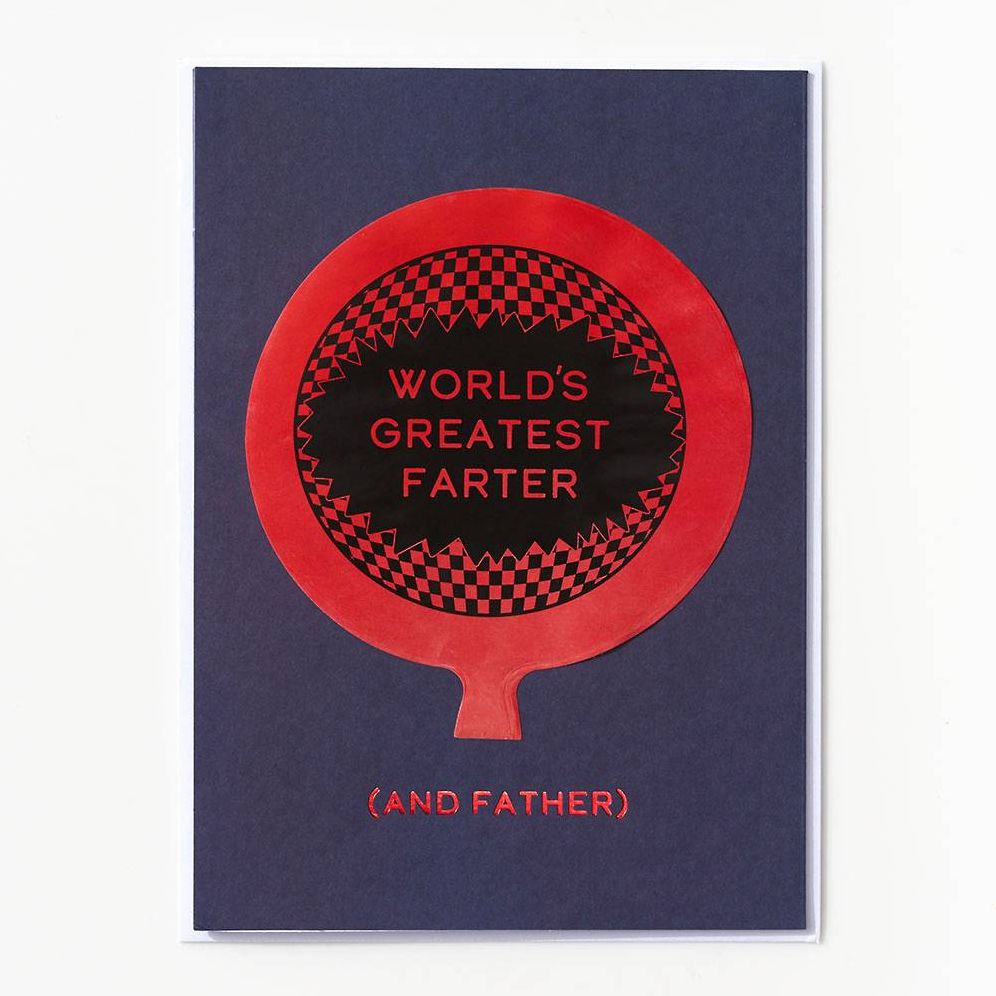 World's Greatest Farter Father's Day Card