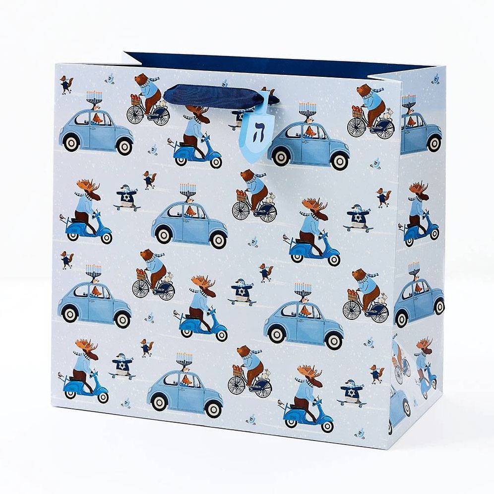 Hanukkah Cruising Critters Large Gift Bag
