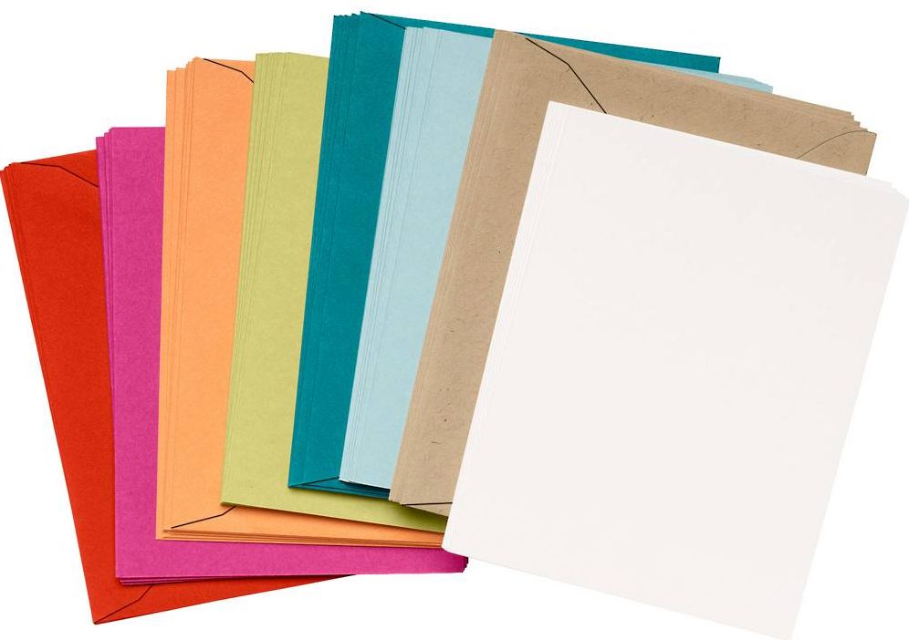 Multi-Color A2 Stationery Set