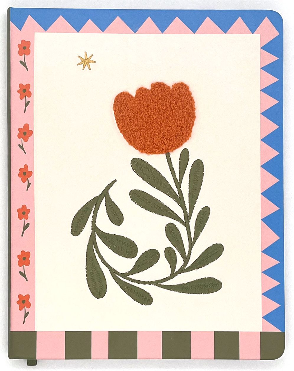 Tulip Embroidered Sketchbook