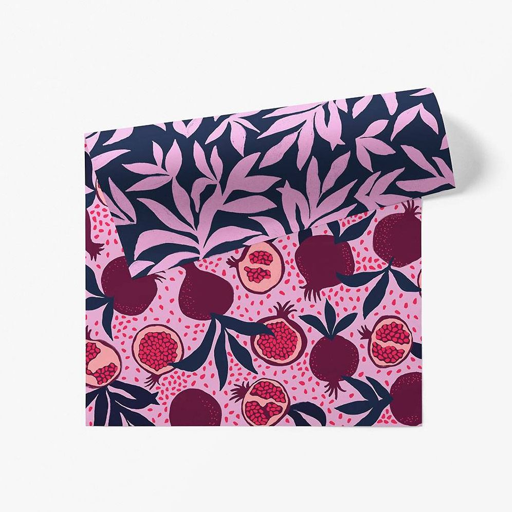Winter Ruby Double Sided Flat Wrap