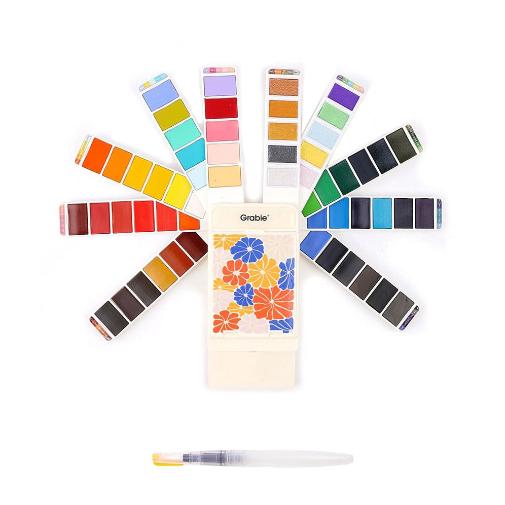 Foldable Watercolor Set of 56