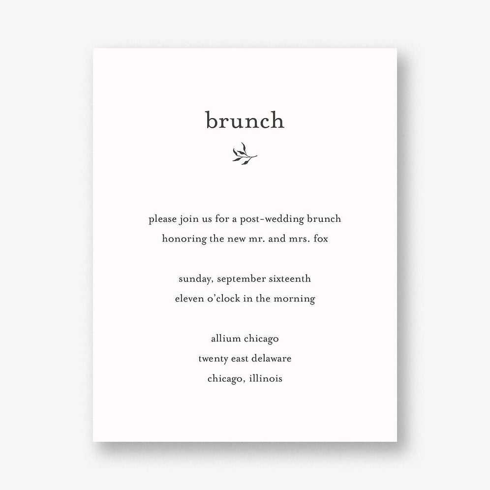 Sprig Information Card