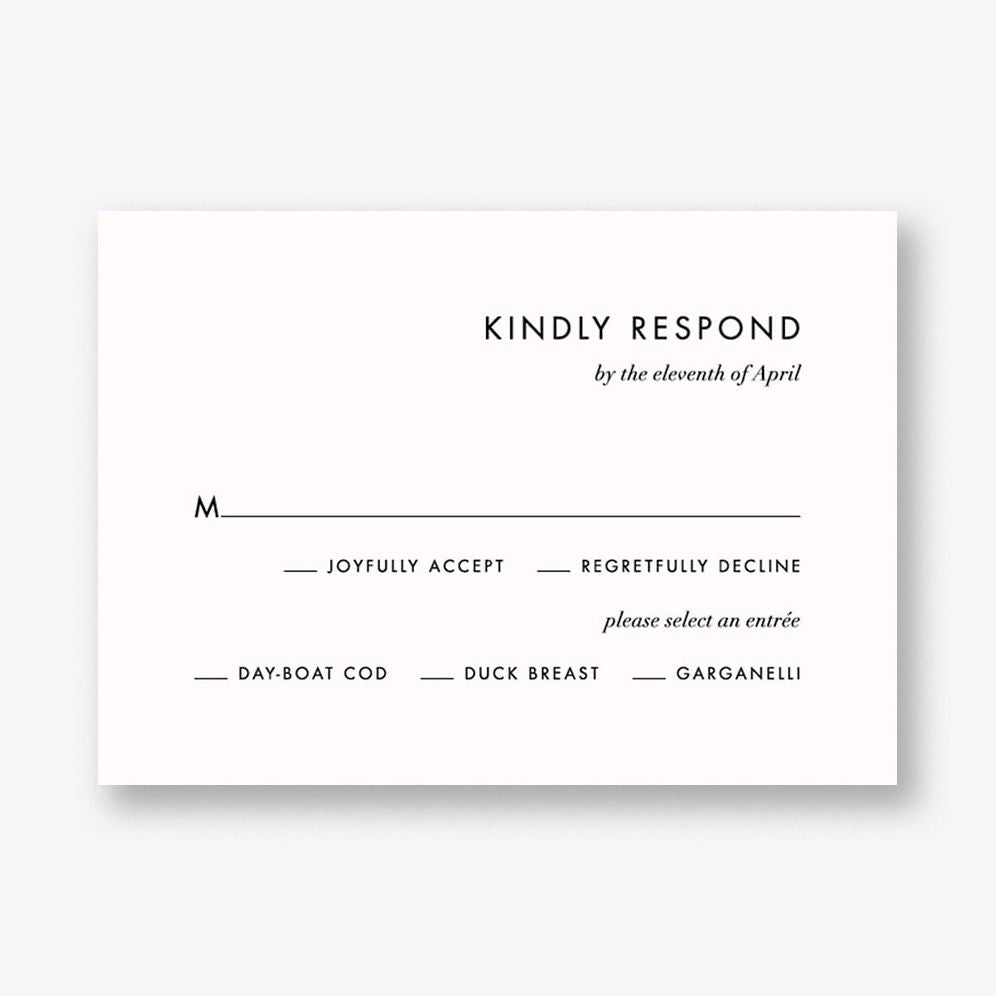 Vivid Florals Response Card