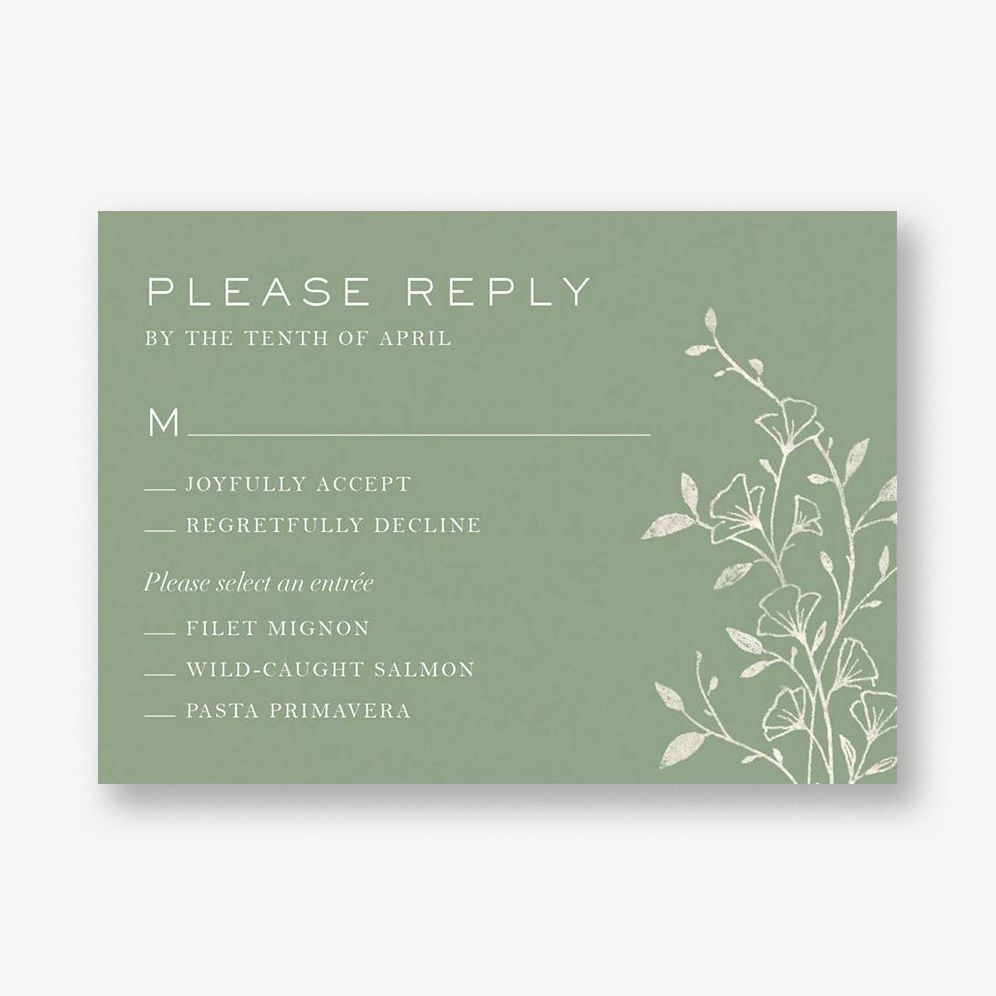Cornelia Green Response Card