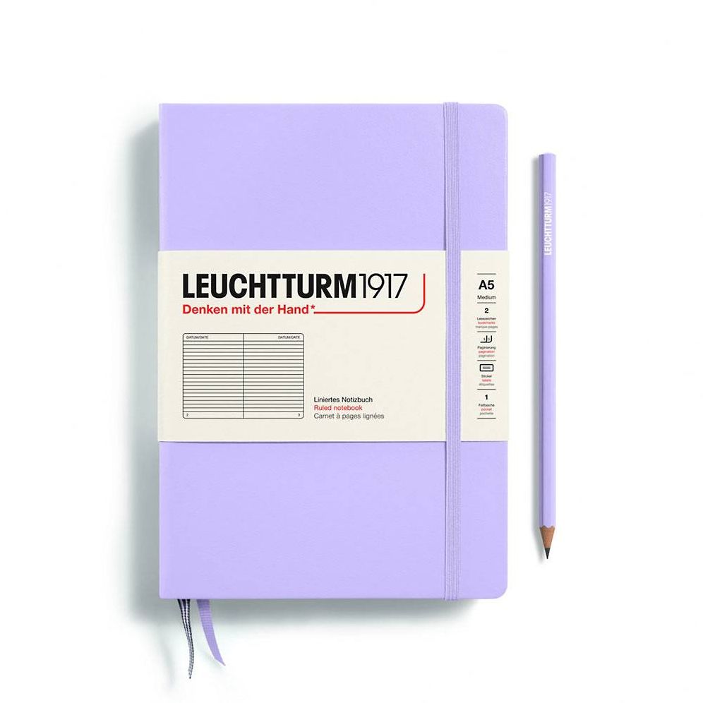Leuchtturm1917 Lilac Medium Ruled Journal