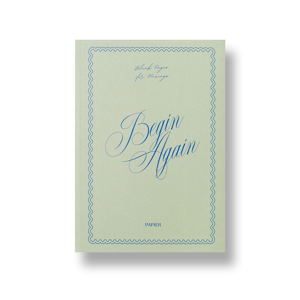 Begin Again A5 Softcover Lined Notebook