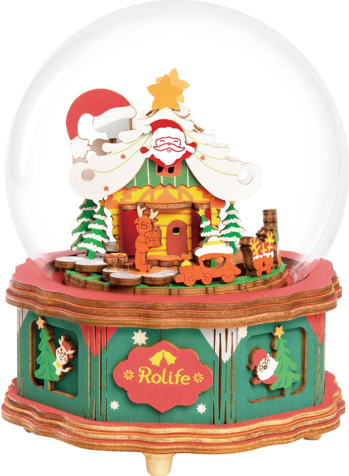 Christmas Town Snowglobe DIY Music Box