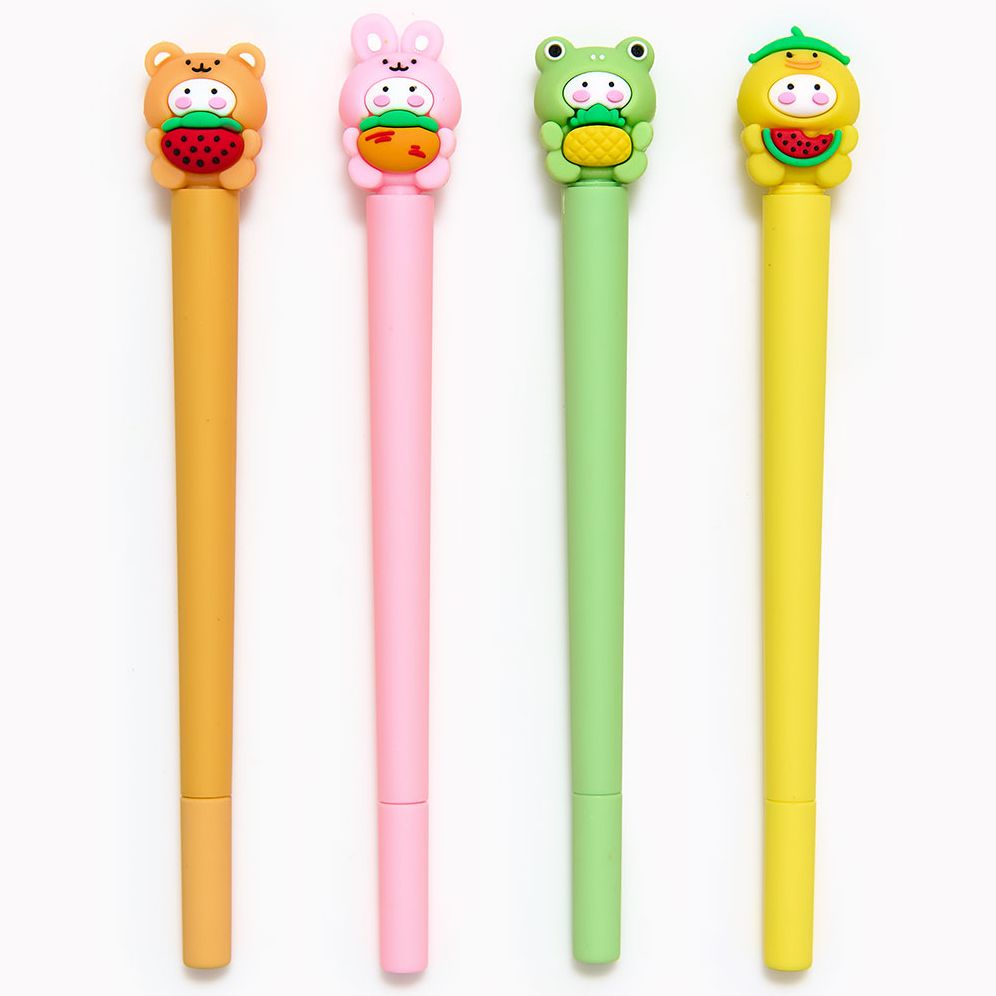 Critter with fruit Asst Gel Pe
