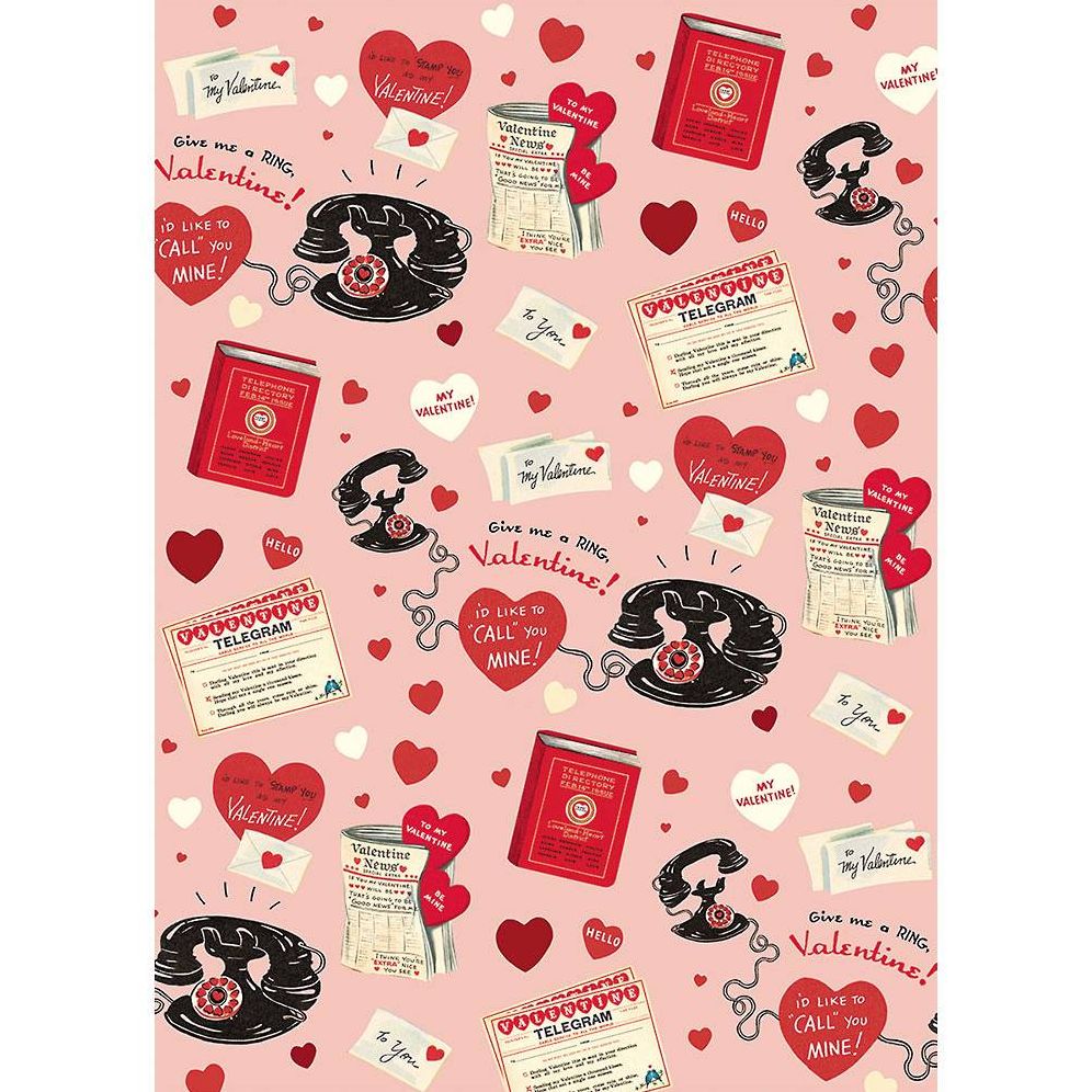 Valentine Message Flat Wrap