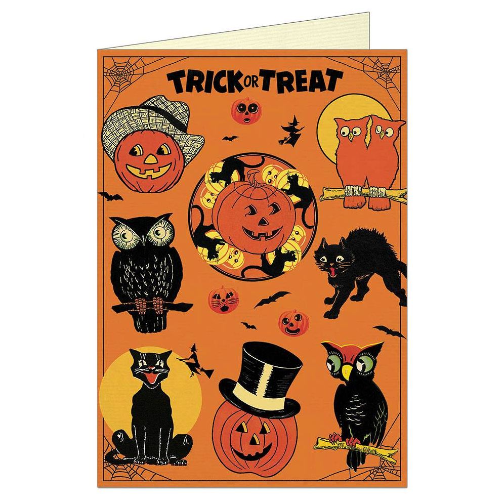 Vintage Icons Halloween Card