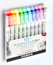 Mildliner Brush Set of 10