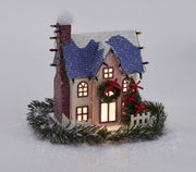 Winter Putz House & Accessory Kit