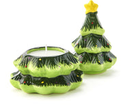 Nostalgic Lidded Tree Candle