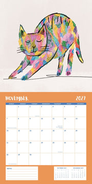 2027 Wall Calendar - Niaski Cats