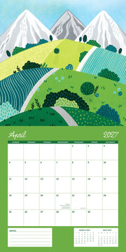 2027 Wall Calendar - Enchanted Wildscapes - Pear Tree Press