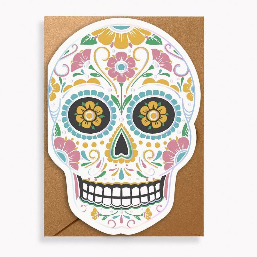 Sugar Skull Halloween Card