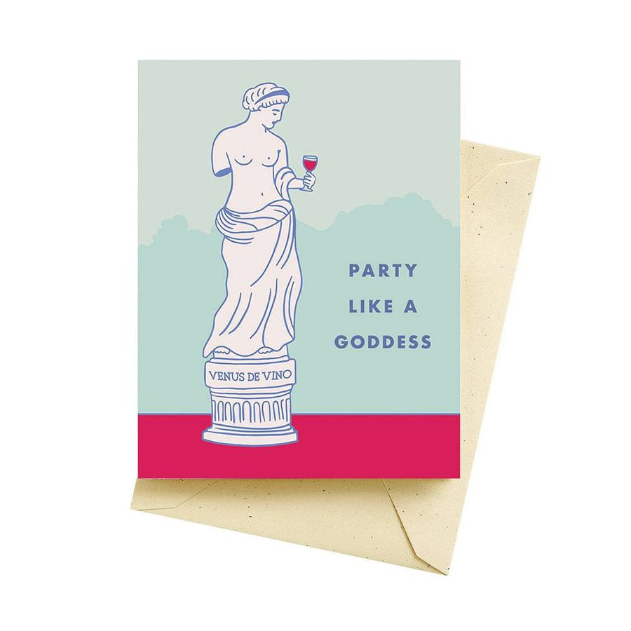 Like A Goddess Birthday Card