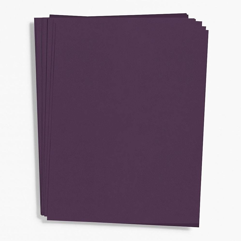 Aubergine Paper 8.5" x 11"