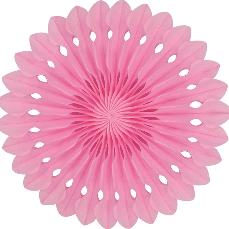 Detailed fan, 30cm, Light Pink