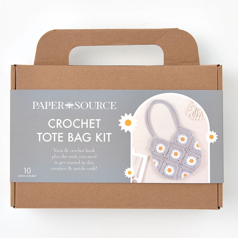 Daisy Crochet Tote Bag Kit