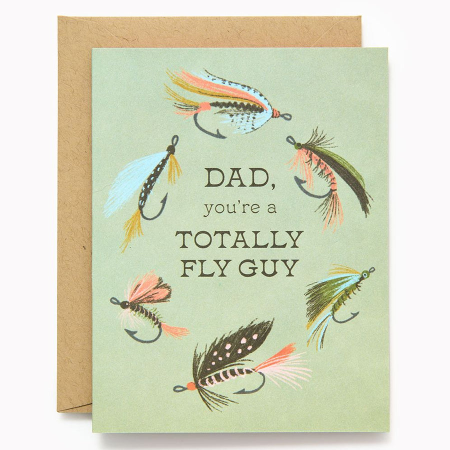 Totally Fly Guy Father's Day Card