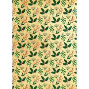 Winter Botanical Foil Wrapping Paper