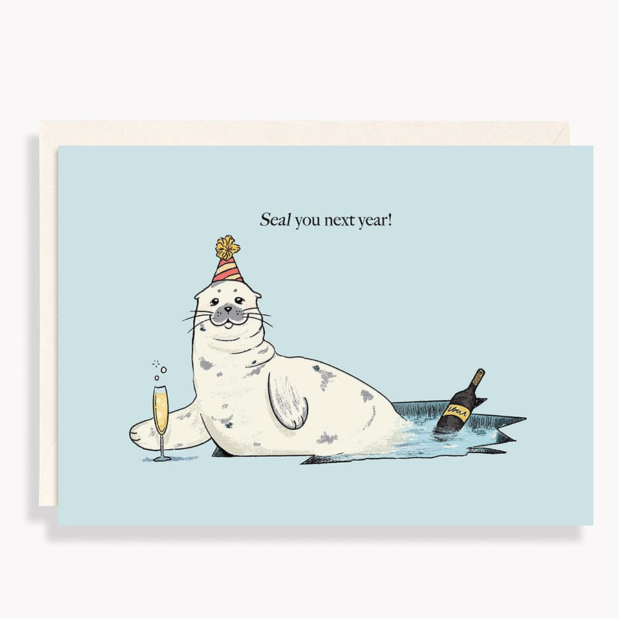 Seal You Next Year New Year's Card