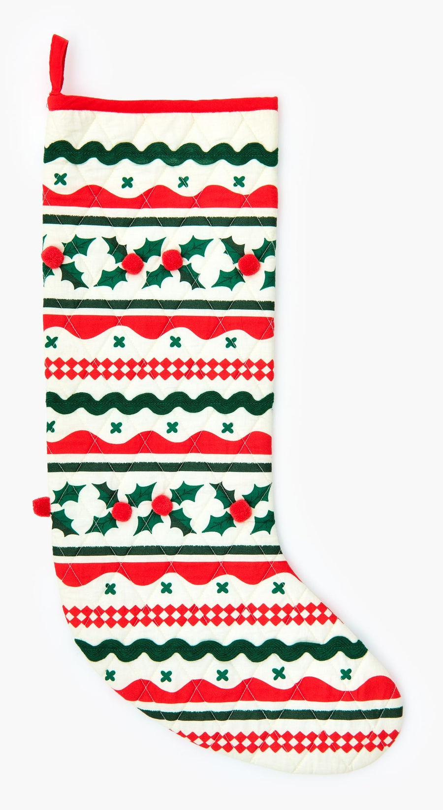 Quilted Vintage Chic Stocking