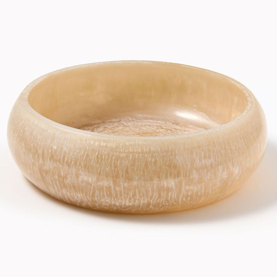 Marbled Resin Salad Bowl