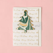 Marble Ornament Christmas Card