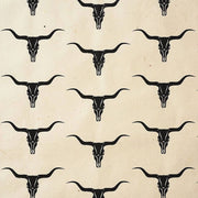 Longhorns on Cream Handmade Paper