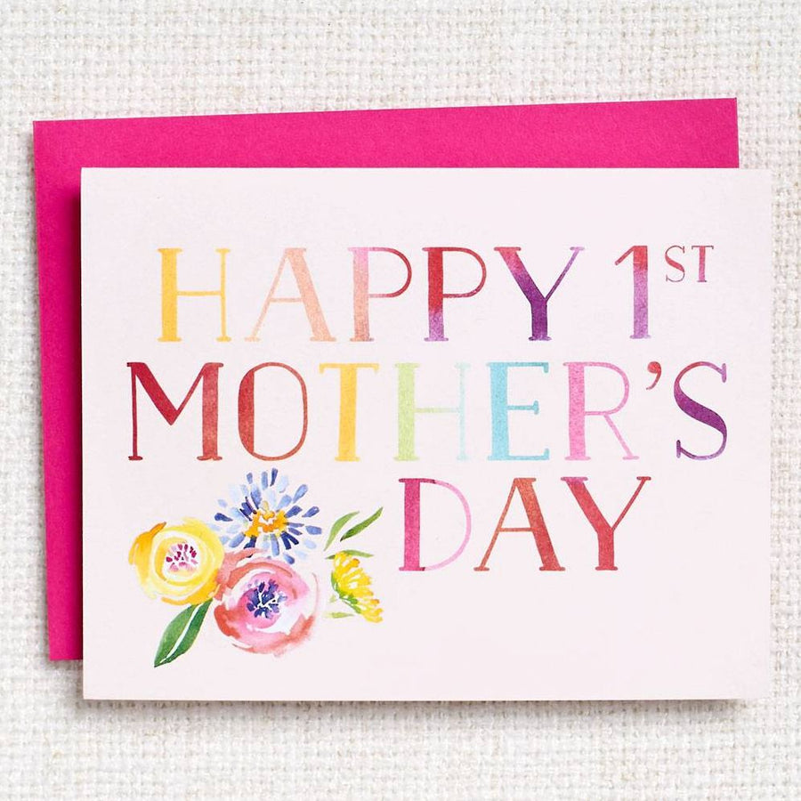 Mother's Day Rainbow Letters Card