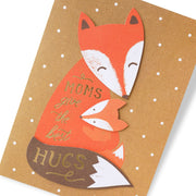 Mother's Day Greeting Card Best Hug Fox