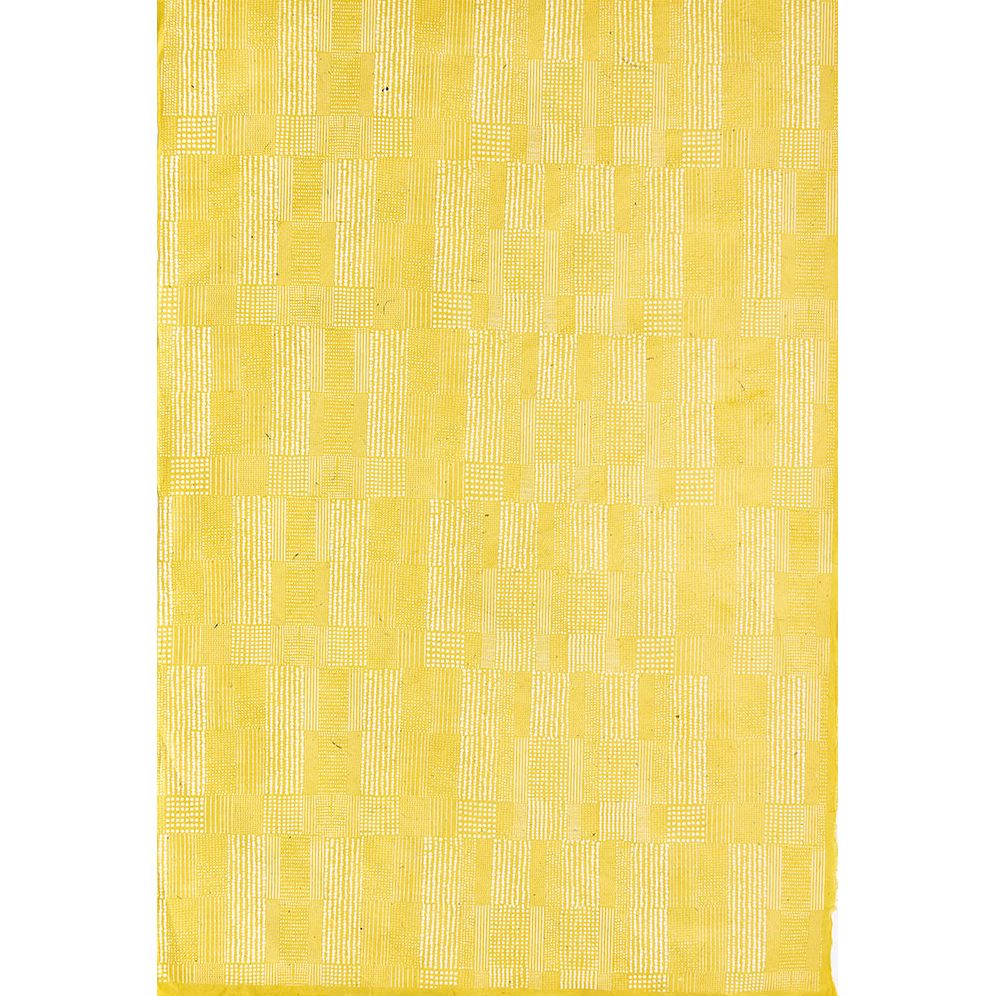 Yellow Quilt Dots Handmade Paper