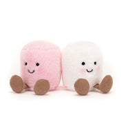 Jellycat Amuseable Pink & White Marshmallow Plush - In Store Exclusive