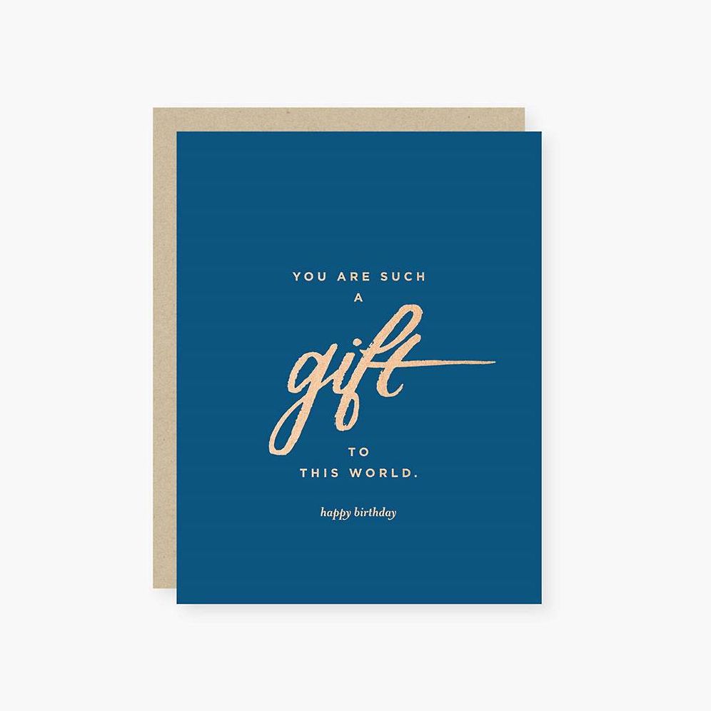 Gift to This World Birthday Card